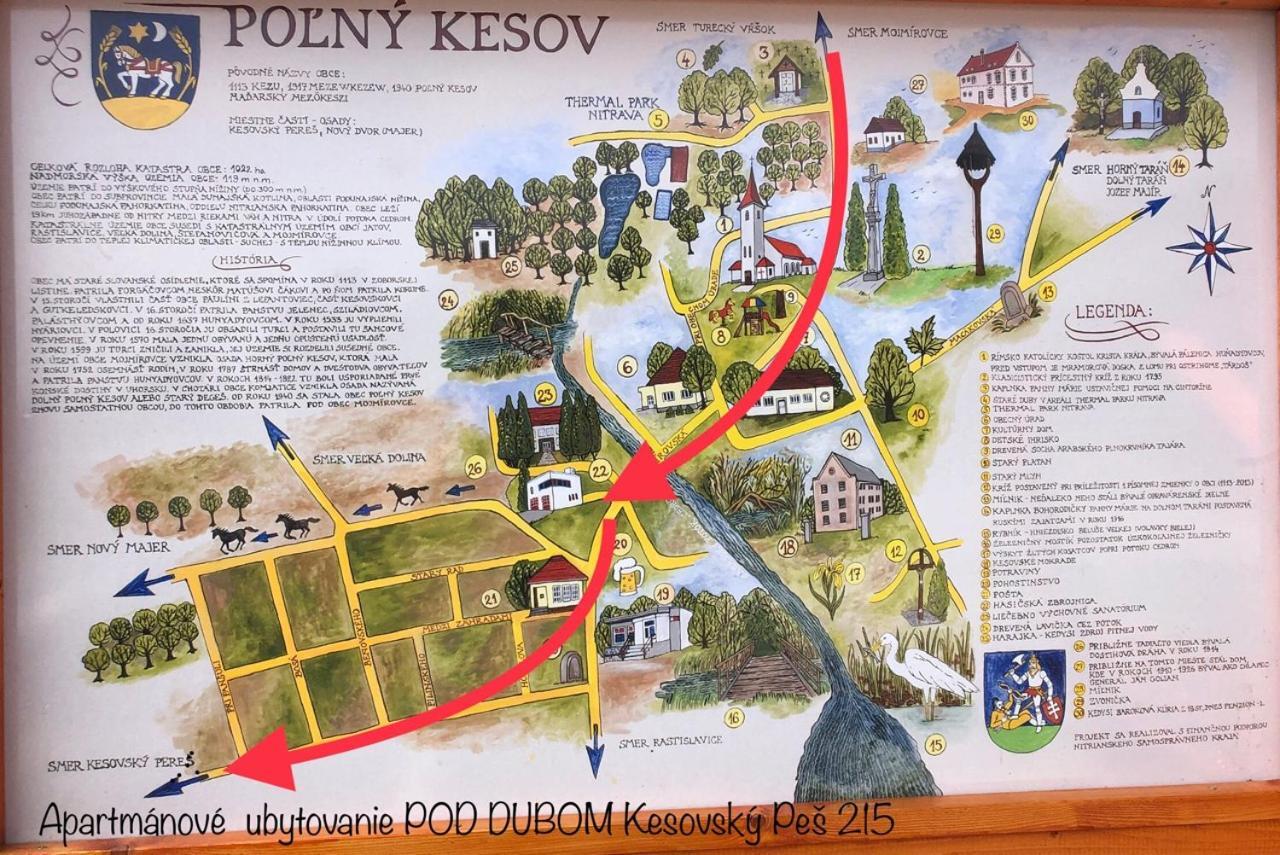 Polny Kesov Apartmanove Ubytovanie Pod Dubom מראה חיצוני תמונה